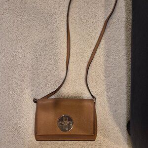Kate Spade Brown Leather Flap Sally Crossbody Bag